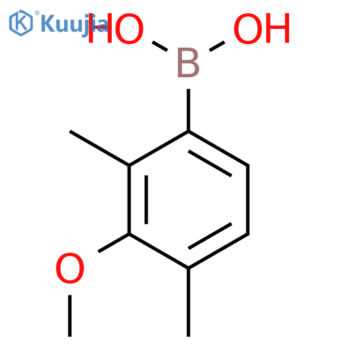 2,4-Dimethyl-3-methoxybenzeneboronic acid structure