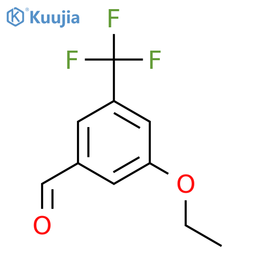 3-Ethoxy-5-(trifluoromethyl)benzaldehyde structure