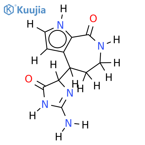 (-)-debromodihydrohymenialdisine structure