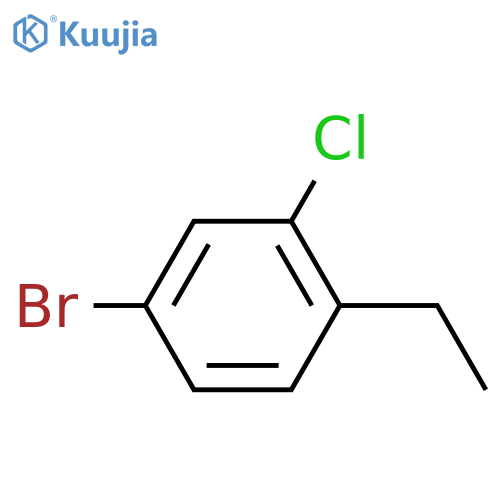 4-Bromo-2-chloro-1-ethylbenzene structure
