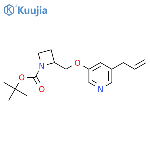 1-Boc-2-((5-allylpyridin-3-yloxy)methyl)azetidine structure