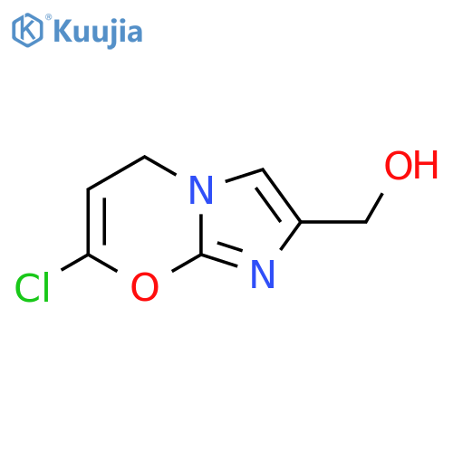 (7-Chloro-5H-imidazo[2,1-B][1,3]oxazin-2-YL)methanol structure