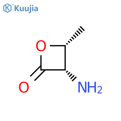 2-Oxetanone,3-amino-4-methyl-,(3S,4R)-(9CI) structure