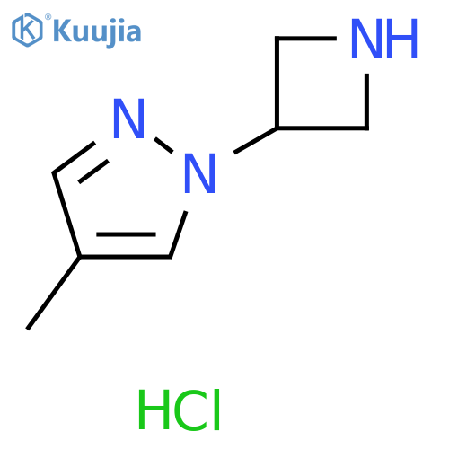 1-(azetidin-3-yl)-4-methyl-1H-pyrazole dihydrochloride structure