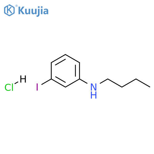 N-butyl-3-iodoaniline hydrochloride structure