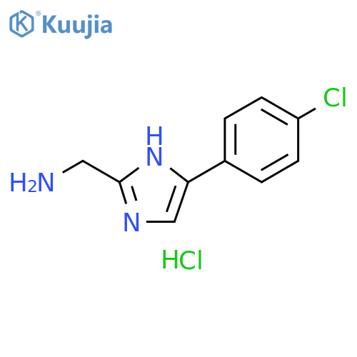 4-(4-chlorophenyl)-1H-imidazol-2-ylmethanamine dihydrochloride structure