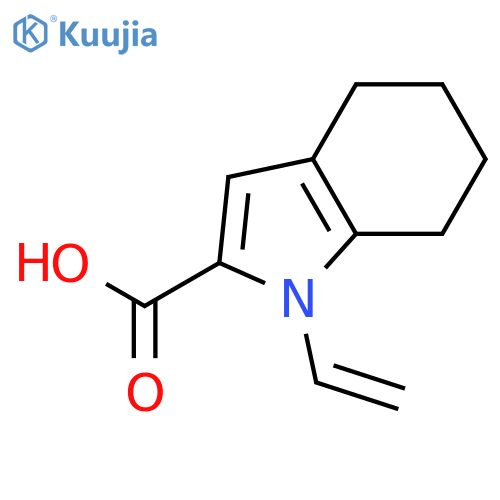 1-ethenyl-4,5,6,7-tetrahydro-1H-Indole-2-carboxylic acid structure