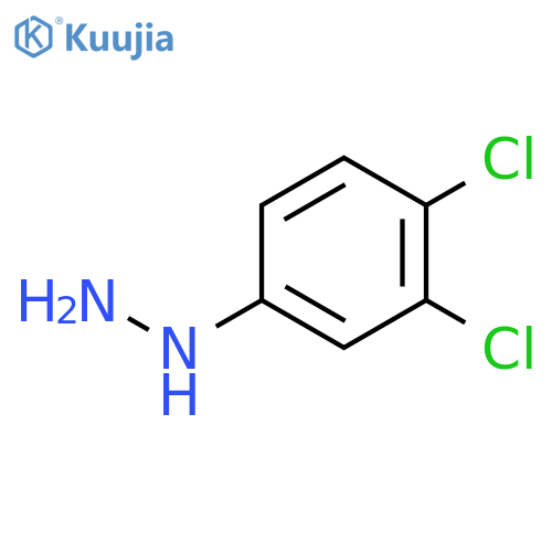 (3,4-Dichlorophenyl)hydrazine structure