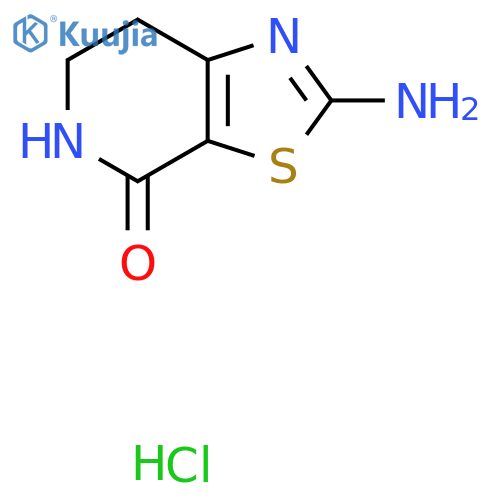 2-Amino-6,7-dihydrothiazolo[5,4-c]pyridin-4(5H)-one hydrochloride structure