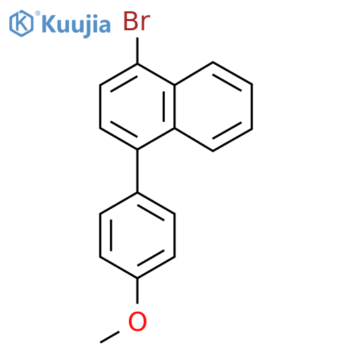 1-Bromo-4-(4-methoxyphenyl)naphthalene structure