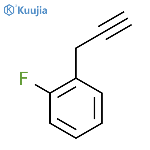 1-Fluoro-2-(prop-2-yn-1-yl)benzene structure