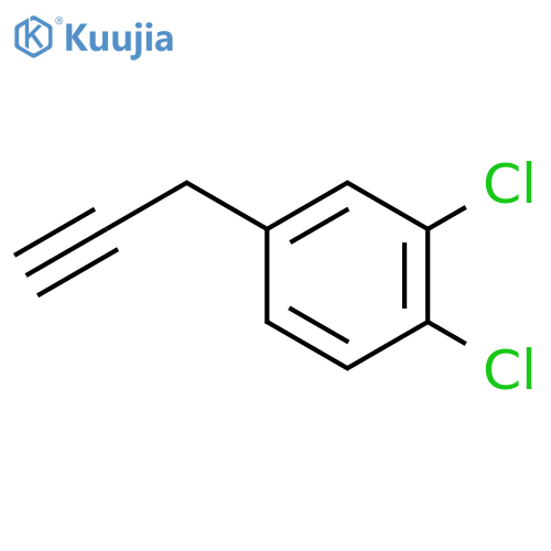 1,2-dichloro-4-(prop-2-yn-1-yl)benzene structure