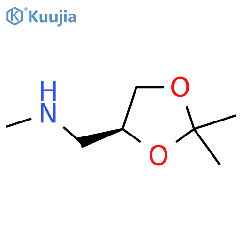 {(4S)-2,2-dimethyl-1,3-dioxolan-4-ylmethyl}(methyl)amine structure