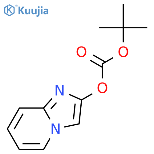 carbonic acid tert-butyl ester imidazo1,2-apyridin-2-yl ester structure