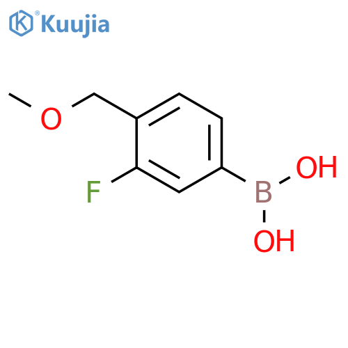 3-fluoro-4-(methoxymethyl)phenylboronic acid structure