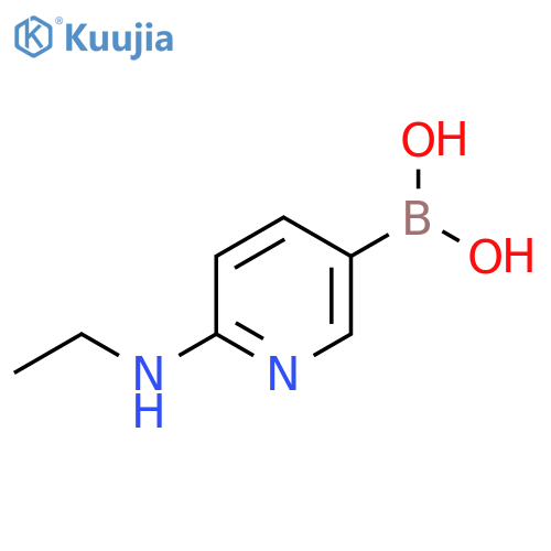 (6-(Ethylamino)pyridin-3-yl)boronic acid structure