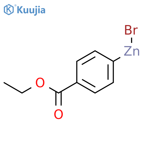 Zinc,bromo[4-(ethoxycarbonyl)phenyl]- structure