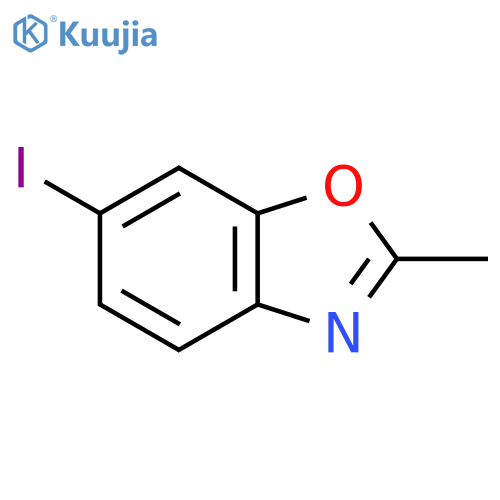 Benzoxazole, 6-iodo-2-methyl- structure