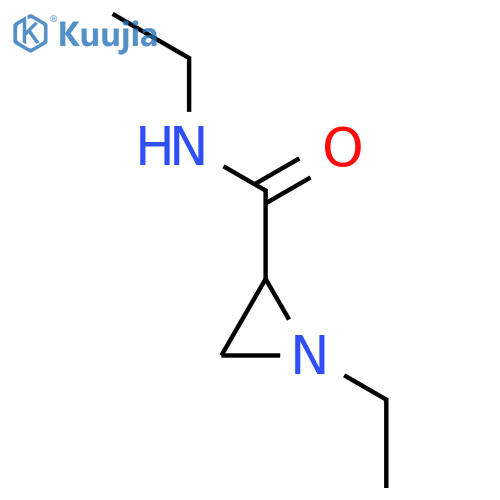 2-Aziridinecarboxamide,N,1-diethyl-, (-)- structure