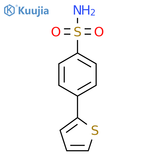 4-(Thiophen-2-yl)benzene-1-sulfonamide structure