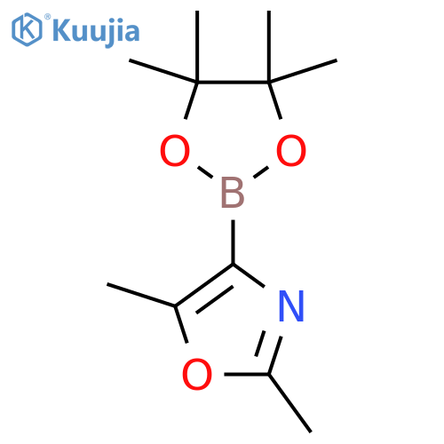 2,5-Dimethyl-4-(4,4,5,5-tetramethyl-1,3,2-dioxaborolan-2-yl)-1,3-oxazole structure