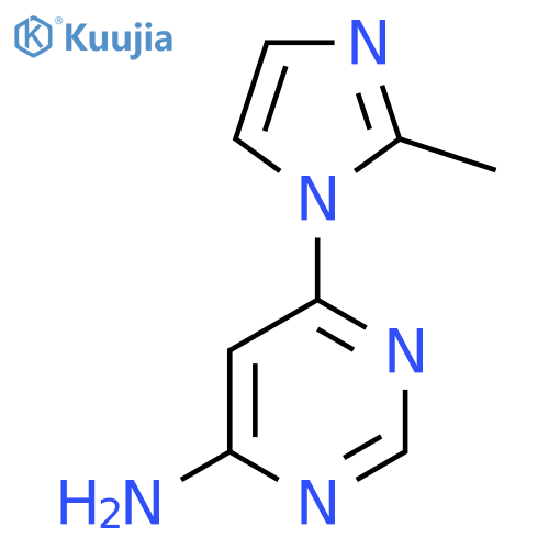 6-(2-Methyl-1H-imidazol-1-yl)pyrimidin-4-amine structure