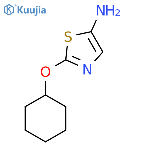 2-(cyclohexyloxy)-1,3-thiazol-5-amine structure