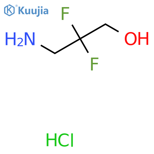 3-Amino-2,2-difluoro-propan-1-ol Hydrochloric Acid Salt structure