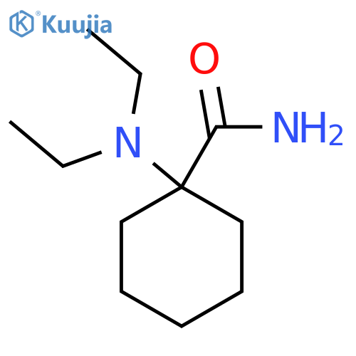 1-(Diethylamino)cyclohexanecarboxamide structure