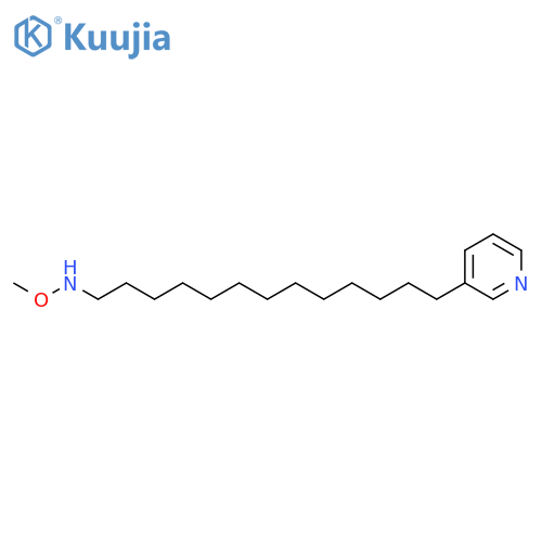 3-Pyridinetridecanamine,N-methoxy- structure