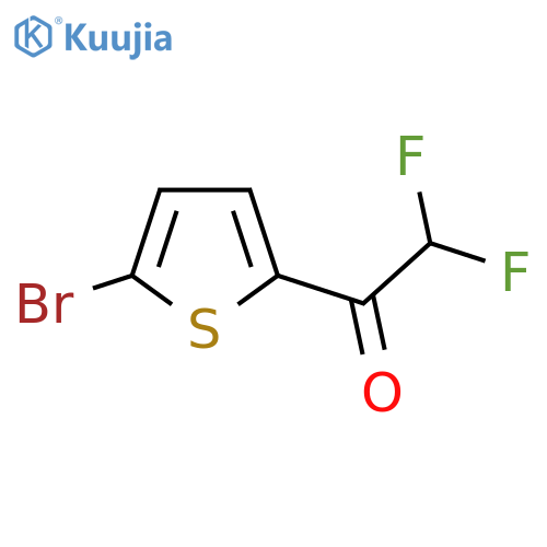 1-(5-bromothiophen-2-yl)-2,2-difluoroethan-1-one structure