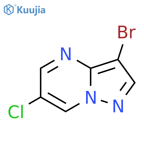 3-Bromo-6-chloropyrazolo[1,5-a]pyrimidine structure