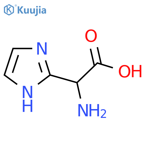 2-amino-2-(1H-imidazol-2-yl)acetic acid structure