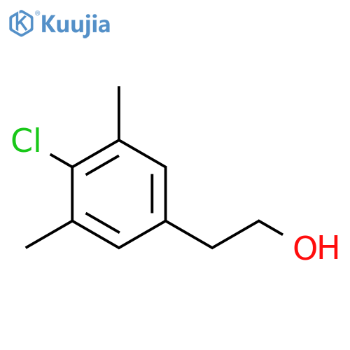 2-(4-chloro-3,5-dimethylphenyl)ethanol structure