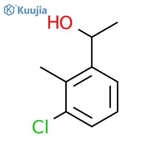 1-(3-chloro-2-methylphenyl)ethan-1-ol structure