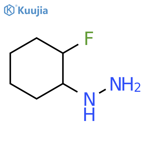 (2-Fluorocyclohexyl)hydrazine structure