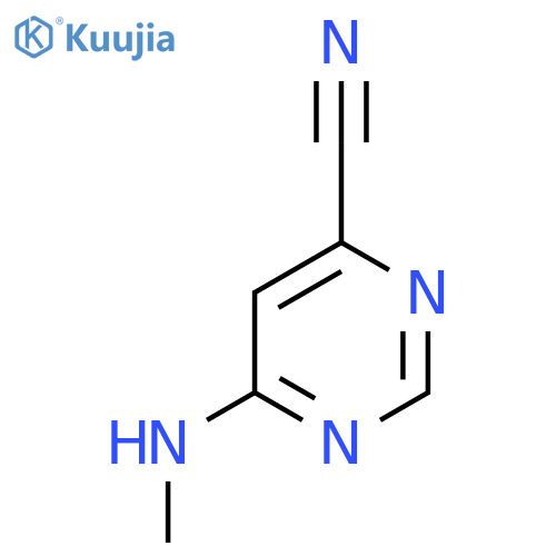 6-Methylamino-pyrimidine-4-carbonitrile structure