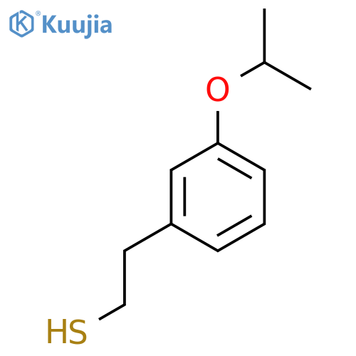 2-(3-propan-2-yloxyphenyl)ethanethiol structure