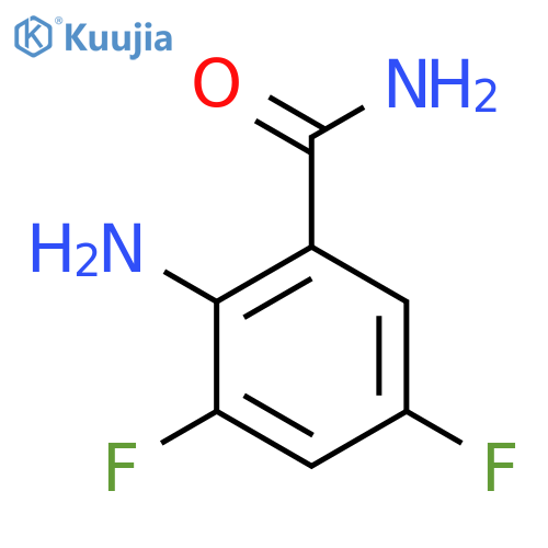 2-Amino-3,5-difluorobenzamide structure