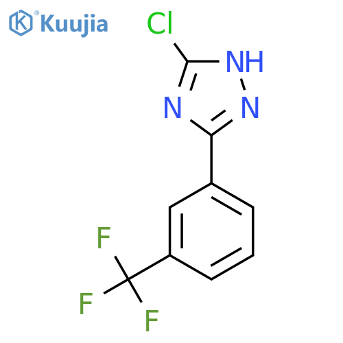 5-Chloro-3-(3-(trifluoromethyl)phenyl)-1H-1,2,4-triazole structure