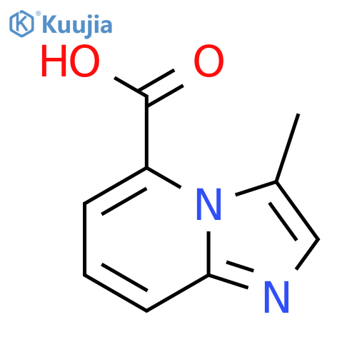 3-Methylimidazo[1,2-a]pyridine-5-carboxylic acid structure