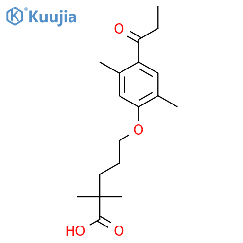 4-(1-Oxopropyl) Gemfibrozil structure