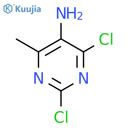 2,4-Dichloro-6-methylpyrimidin-5-amine structure