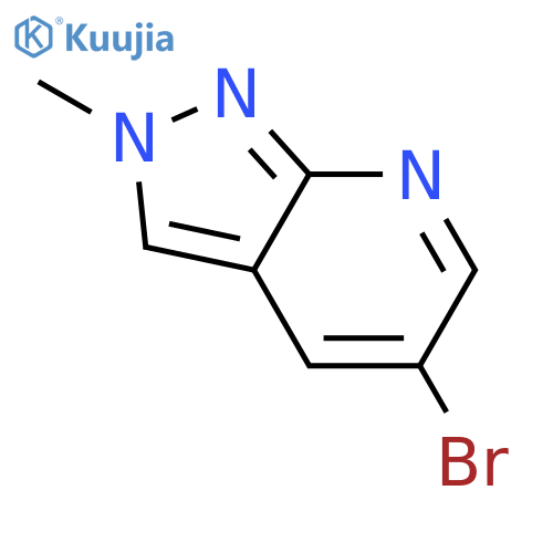 5-Bromo-2-methyl-2H-pyrazolo[3,4-B]pyridine structure