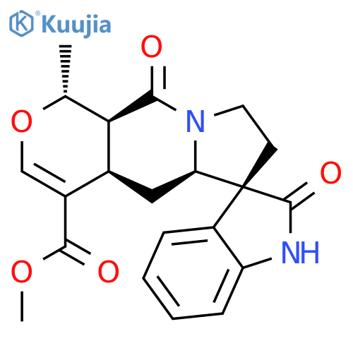 Spiro[3H-indole-3,6'(4'aH)-[1H]pyrano[3,4-f]indolizine]-4'-carboxylicacid, 1,2,5',5'a,7',8',10',10'a-octahydro-1'-methyl-2,10'-dioxo-, methyl ester,(1'R,3R,4'aR,5'aR,10'aS)-rel- structure