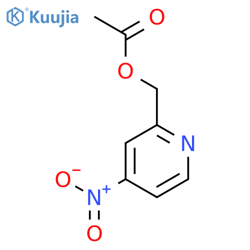 (4-Nitropyridin-2-yl)methyl acetate structure