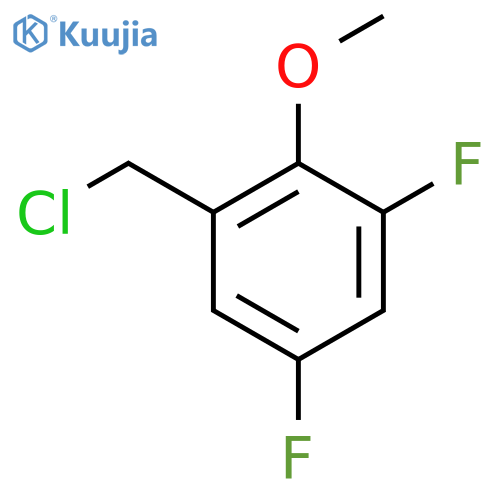 1-(chloromethyl)-3,5-difluoro-2-methoxybenzene structure