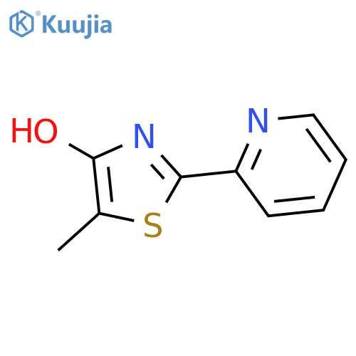 5-Methyl-2-(2-pyridinyl)-1,3-thiazol-4-ol structure