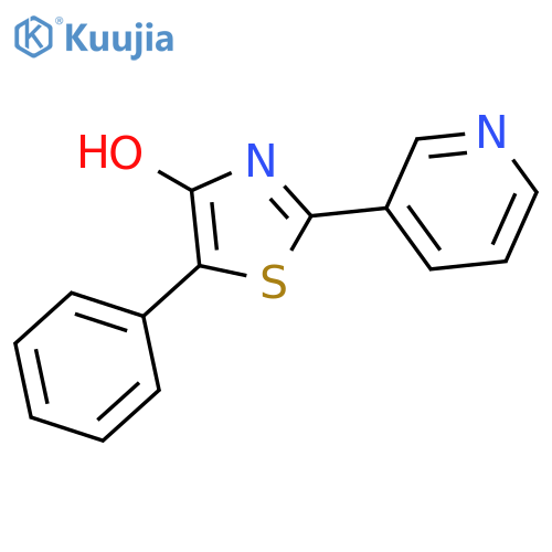 4-Thiazolol, 5-phenyl-2-(3-pyridinyl)- structure