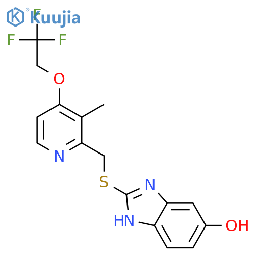 5-Hydroxy Lansoprazole Sulfide structure